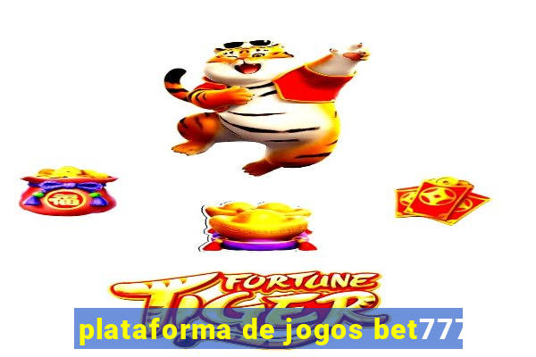 plataforma de jogos bet777